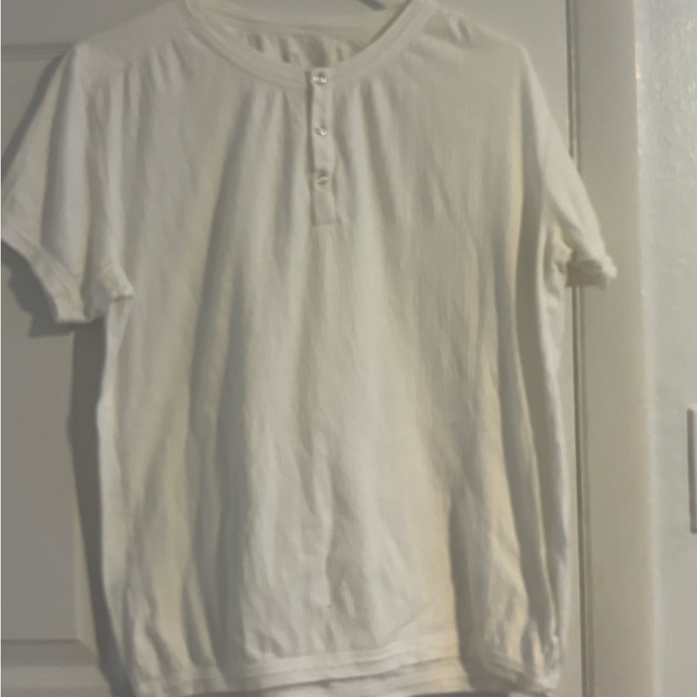 Armani Exchange White Textured Shirt